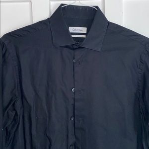 Black Calvin Klein Button Down Shirt